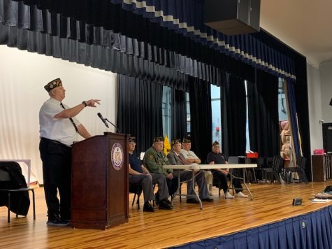 Veterans Affair Assembly at Manville High School