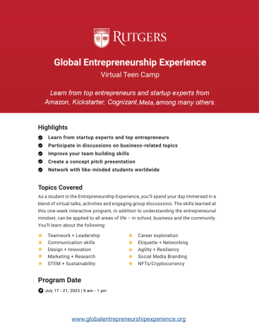Rutgers Global Entrepreneurship Experience