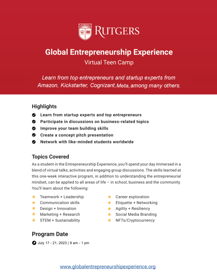 Rutgers+Global+Entrepreneurship+Experience