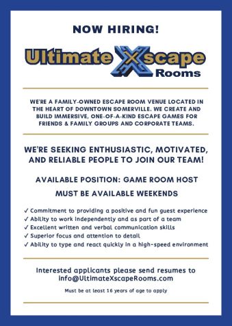 Ultimate Xscape Rooms Job Opportunity