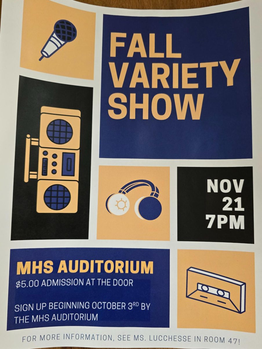 Fall Variety Show Flyer made by Ms. Lucchesse