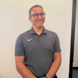Dr. Celis posing in the Main Office