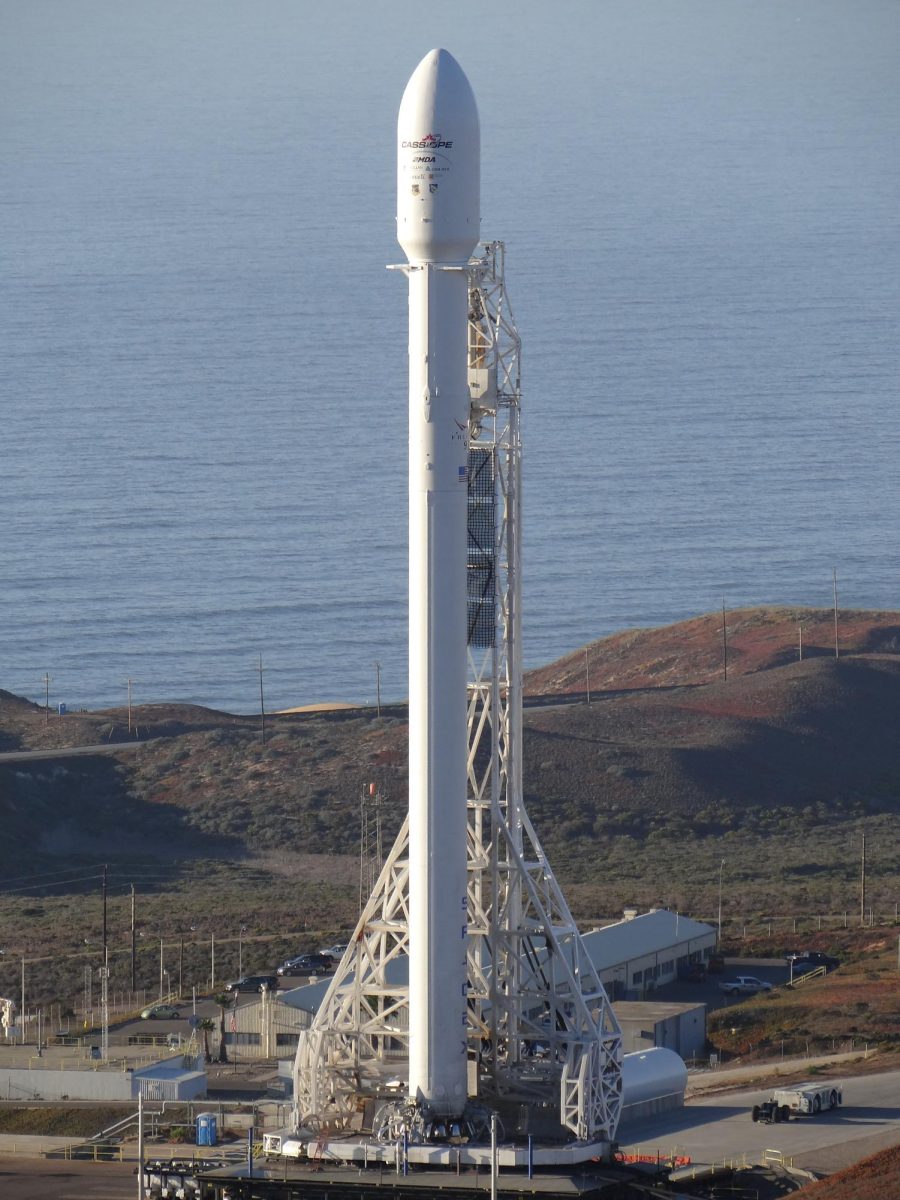 SpaceX Launching Falcon 9 Rocket